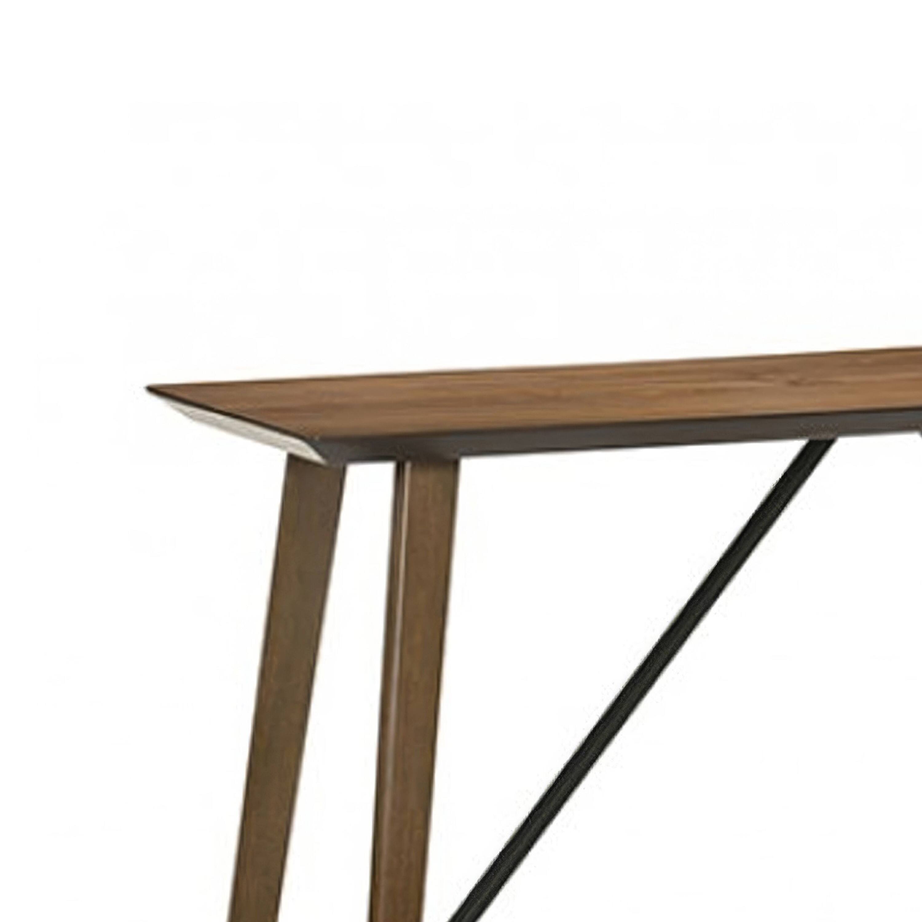 Manhattan Lane Amal Counter Height Table, Trestle Base w Cross Bar ...