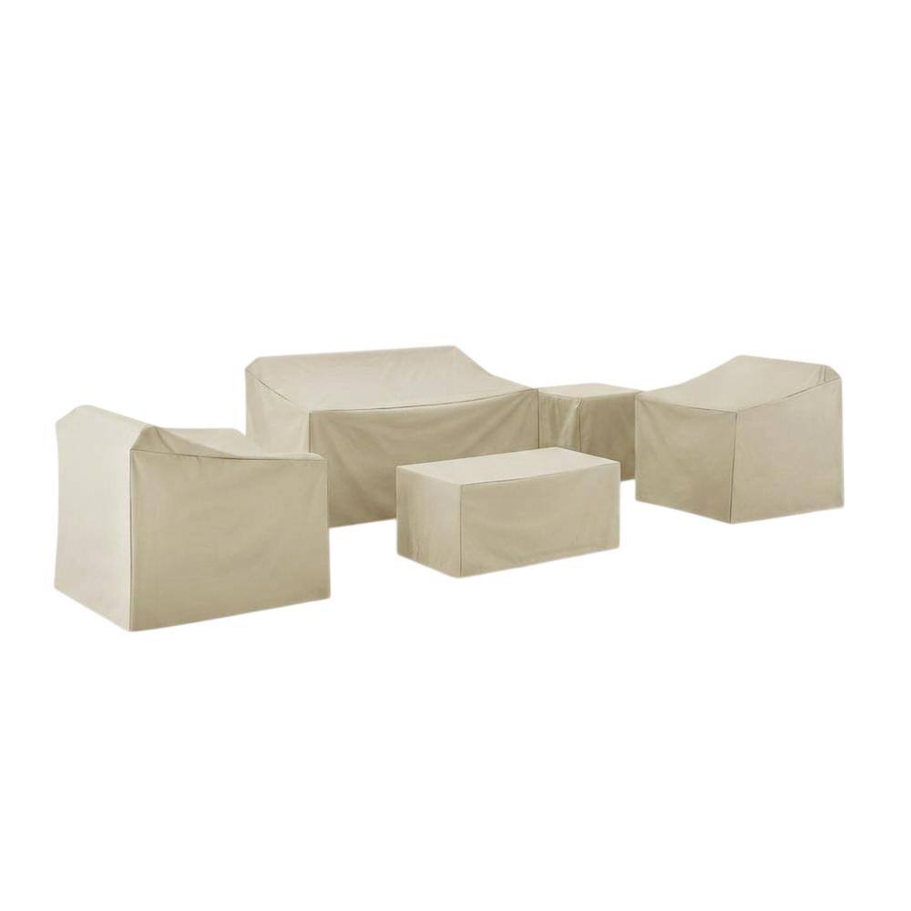 Crosley Furniture - 5Pc Outdoor Furniture Cover Set - Tan price history on PriceWatchPro
