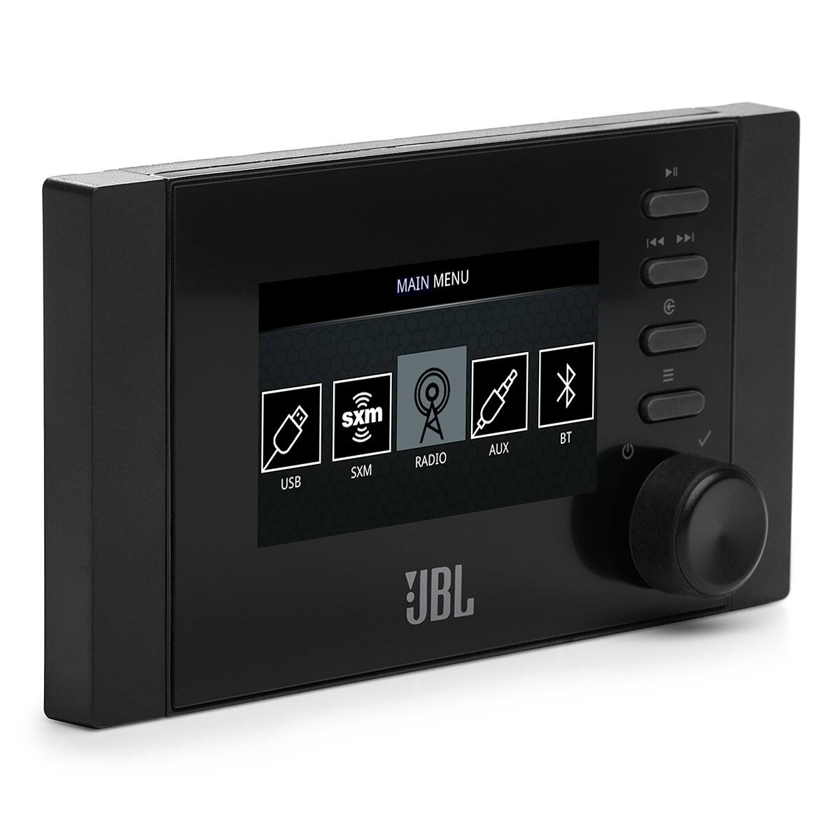 MAIN MENU
USB
SXM RADIO SXM
AUX
BT
JBL