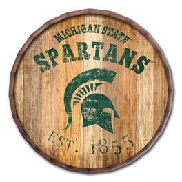 Fan Creations - Michigan State Spartans 24'' Established Date Barrel Top - Multicolor