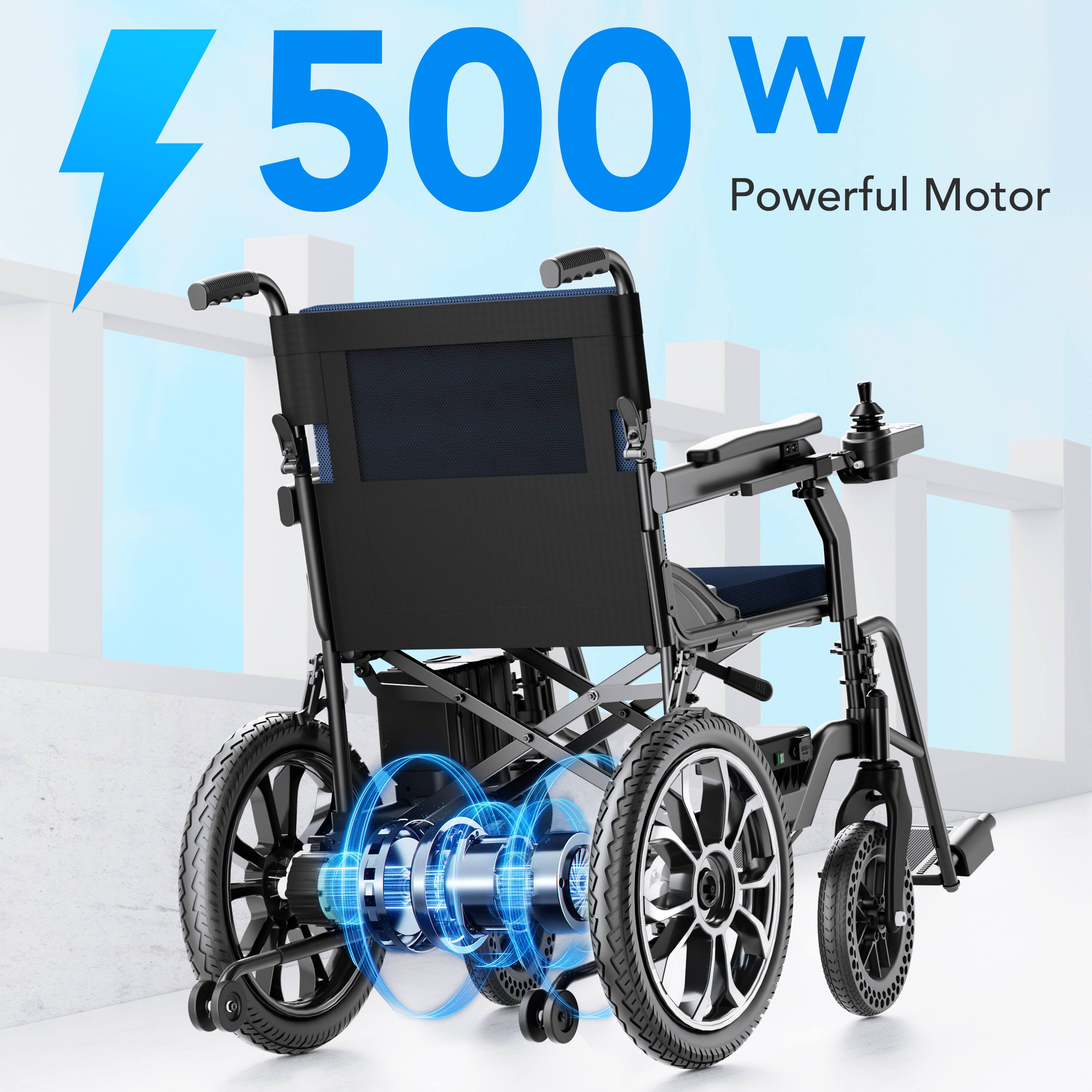 500 W Powerful Motor