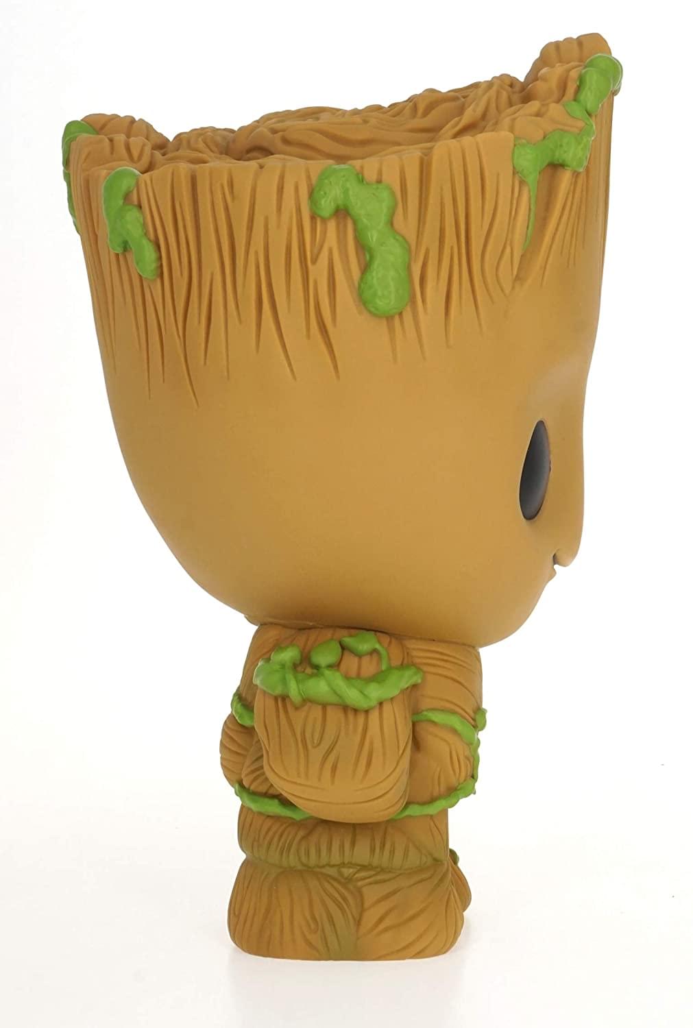 Alt View 10. Monogram - Marvel Baby Groot 8 Inch PVC Figural Bank - Brown.