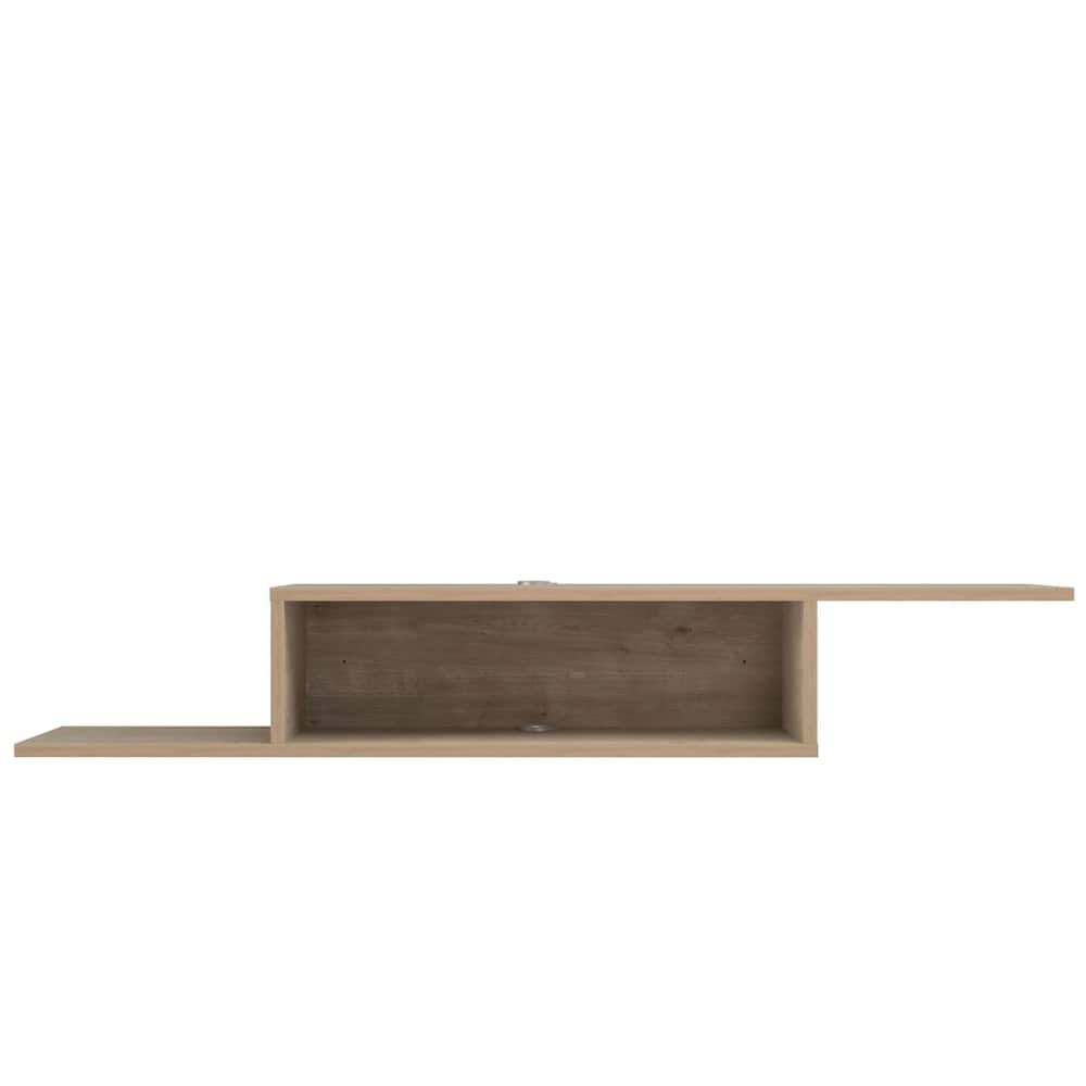 Atelier Mobili - Floating TV Stand for Up to 65 Inch TVs – Wall Mounted Floating Shelf - Beige