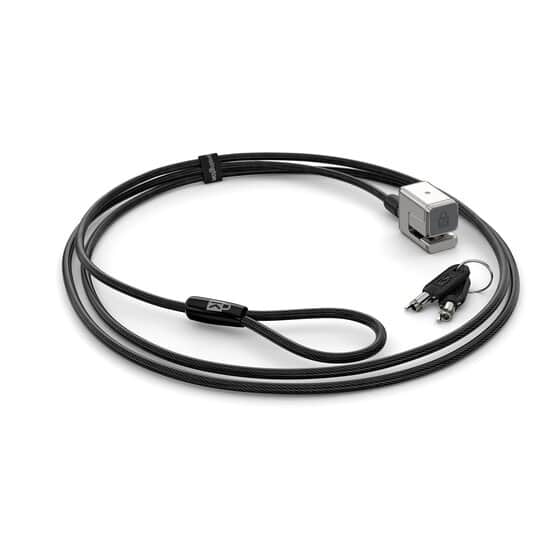 Kensington - Keyed Cable Lock for Microsoft Surface Pro and Surface Go 6ft Steel Security Cable Master Keyed On Demand K68136WW