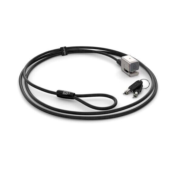 Front. Kensington - Keyed Cable Lock for Microsoft Surface Pro and Surface Go 6ft Steel Security Cable Master Keyed On Demand K68136WW.