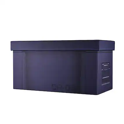 Front. Ukonic - Halo UNSC Footlocker Foldable Storage Bin | 24 x 12 Inches - Black.