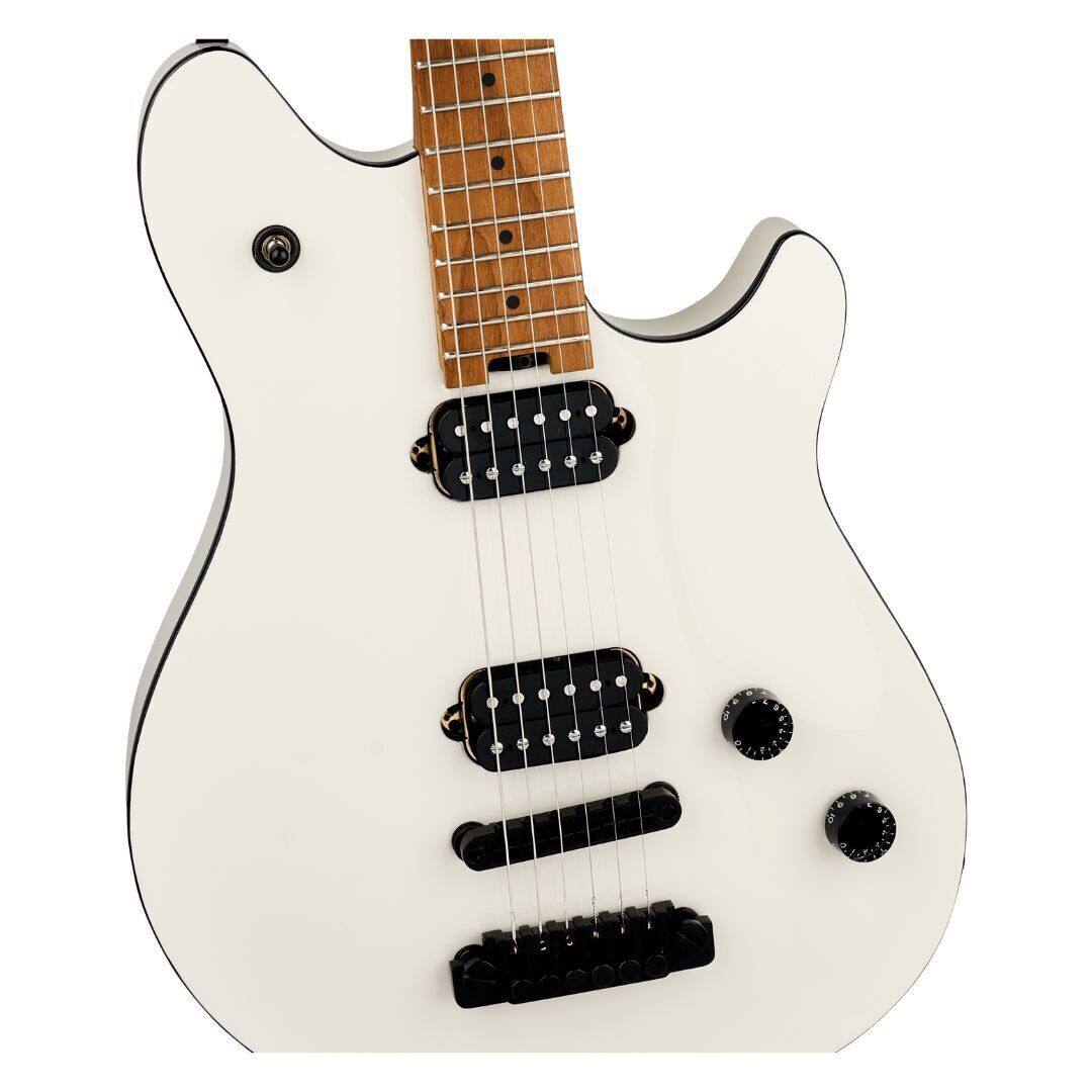 Left. EVH - EVH C18Wolfgang Special TOM, Baked Maple Fingerboard, Husk White.