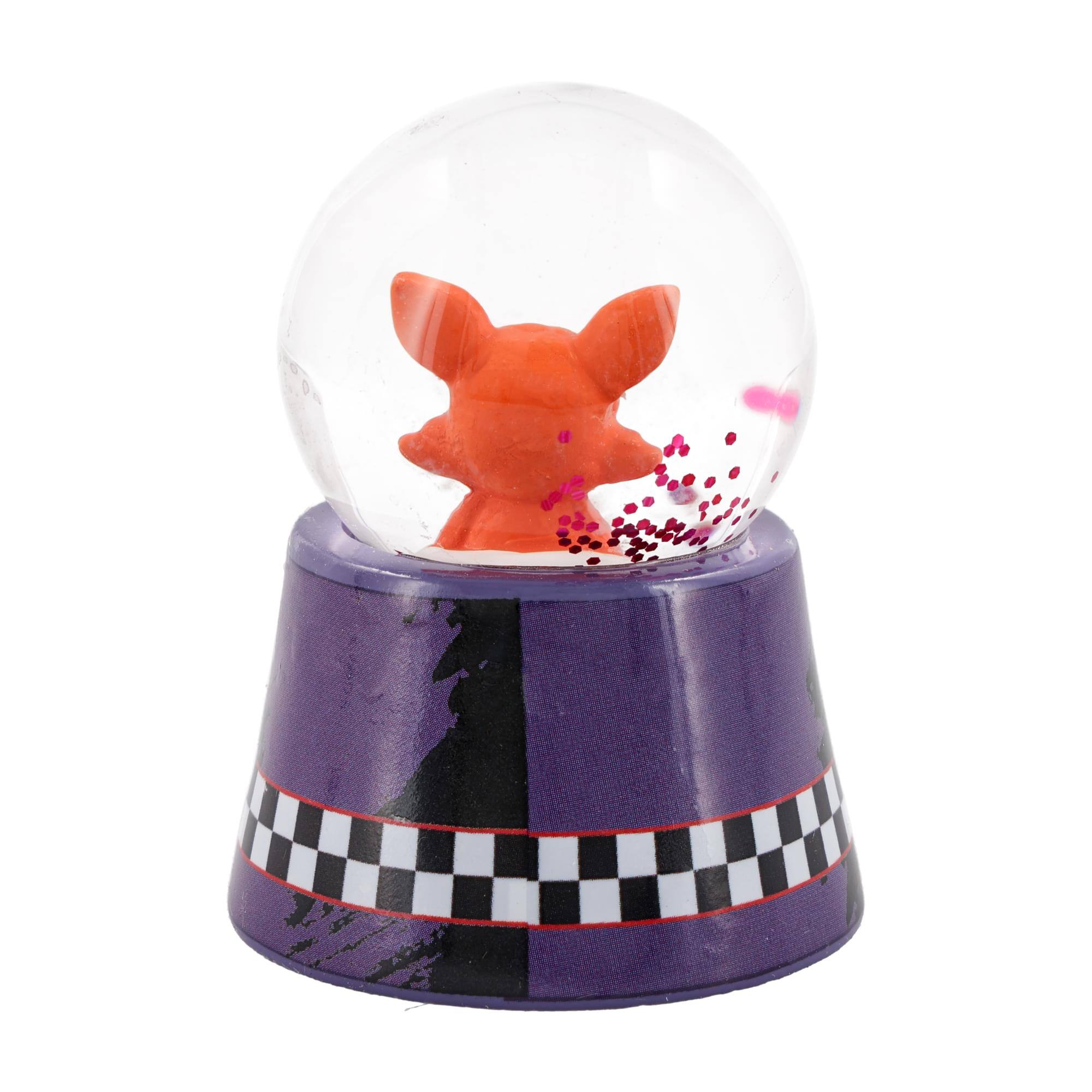 Alt View 2. Silver Buffalo - Five Nights At Freddy's Foxy The Pirate Mini Snow Globe | 3 Inches Tall.