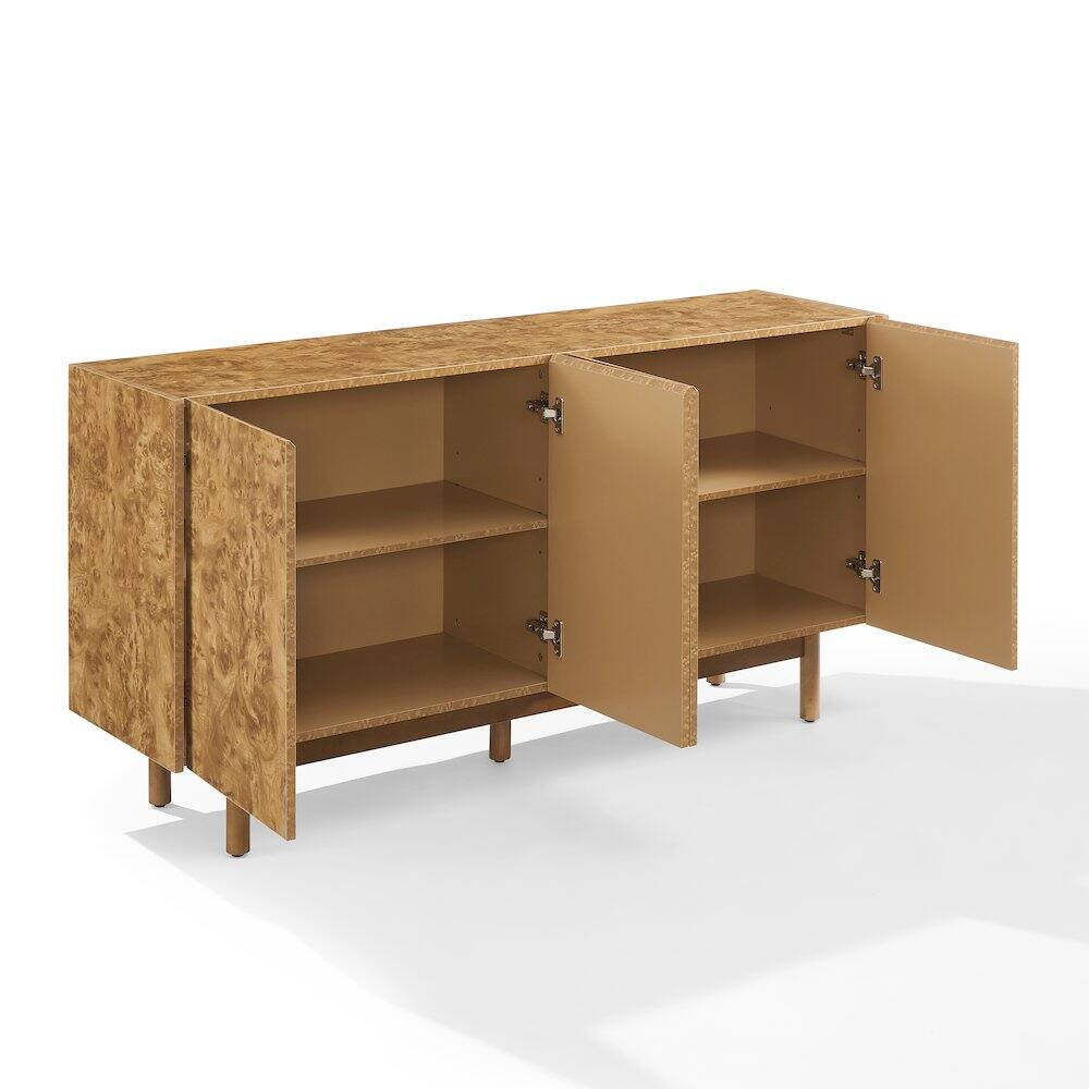 Alt View 1. Crosley Furniture - Levi Sideboard - Maple.