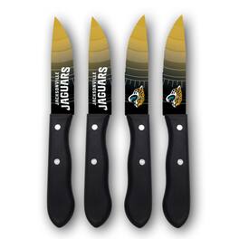Woodrow - 4-Piece Stainless Steel Steak Knife Set - Multicolor