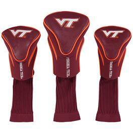 Team Golf - Virginia Tech Hokies 3-Pack Contour Golf Club Head Covers - Multicolor