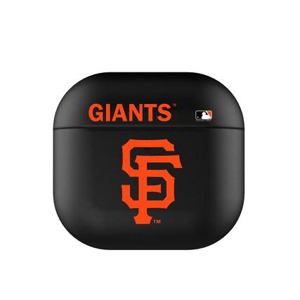 Front. Keyscaper - San Francisco Giants San Francisco Giants Insignia AirPods 4th Generation Case Cover - No Size - Black.