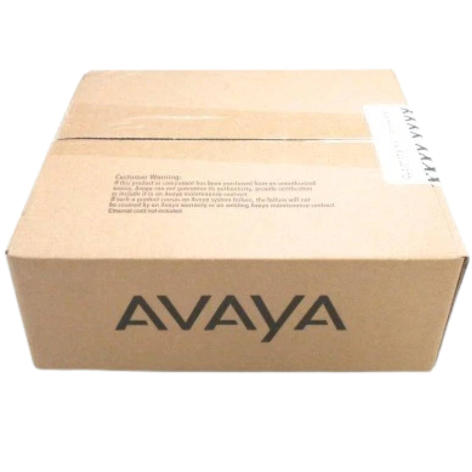 Customer Warning:  
If this product or component has been purchased from an unauthorized source, Avaya cannot guarantee its authenticity or that it is not counterfeit. If this product is not genuine, it may not be supported by Avaya and may not be covered by Avaya's warranty. The failure will not be covered under warranty. Ethernet cable not included.
