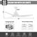 52 INCH CEILING FAN WITH LED LIGHTS
14.4" 4"&10" 52"
Average Room Size
12ft. x 12ft. to 18ft. x 18ft.
Flat and Sloped Ceiling
MAX 15"
6 Speeds
3-Colors Light
Energy Efficiency
Remote Control
Reversible
