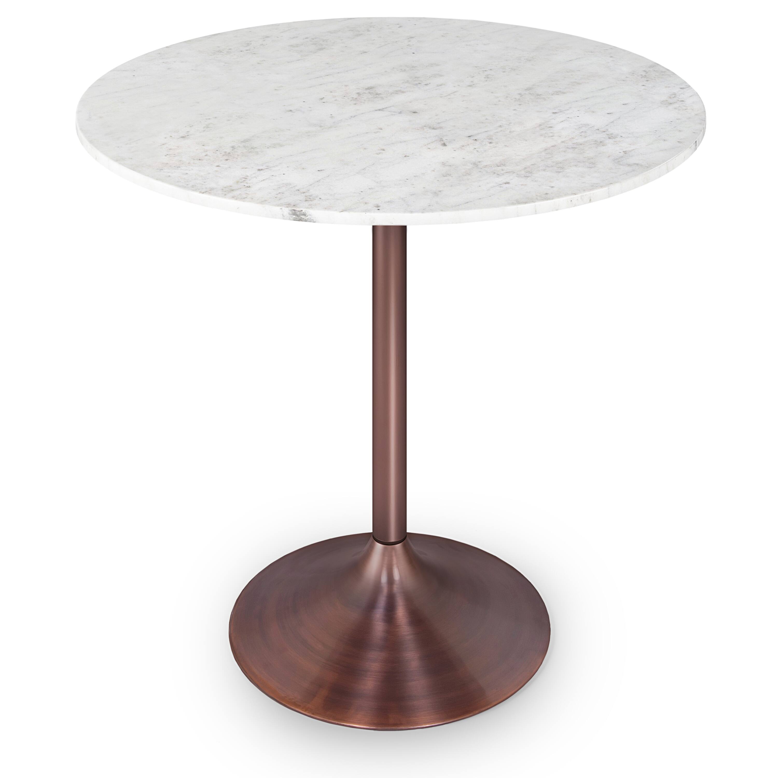 Angle Zoom. Simpli Home - Osborne Dining Table - White/Copper.