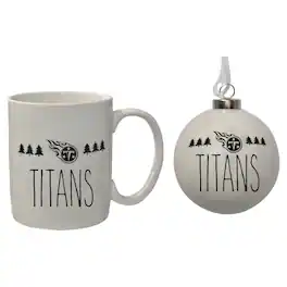 The Memory Company - Tennessee Titans Holiday Ornament & Mug Set - Multicolor