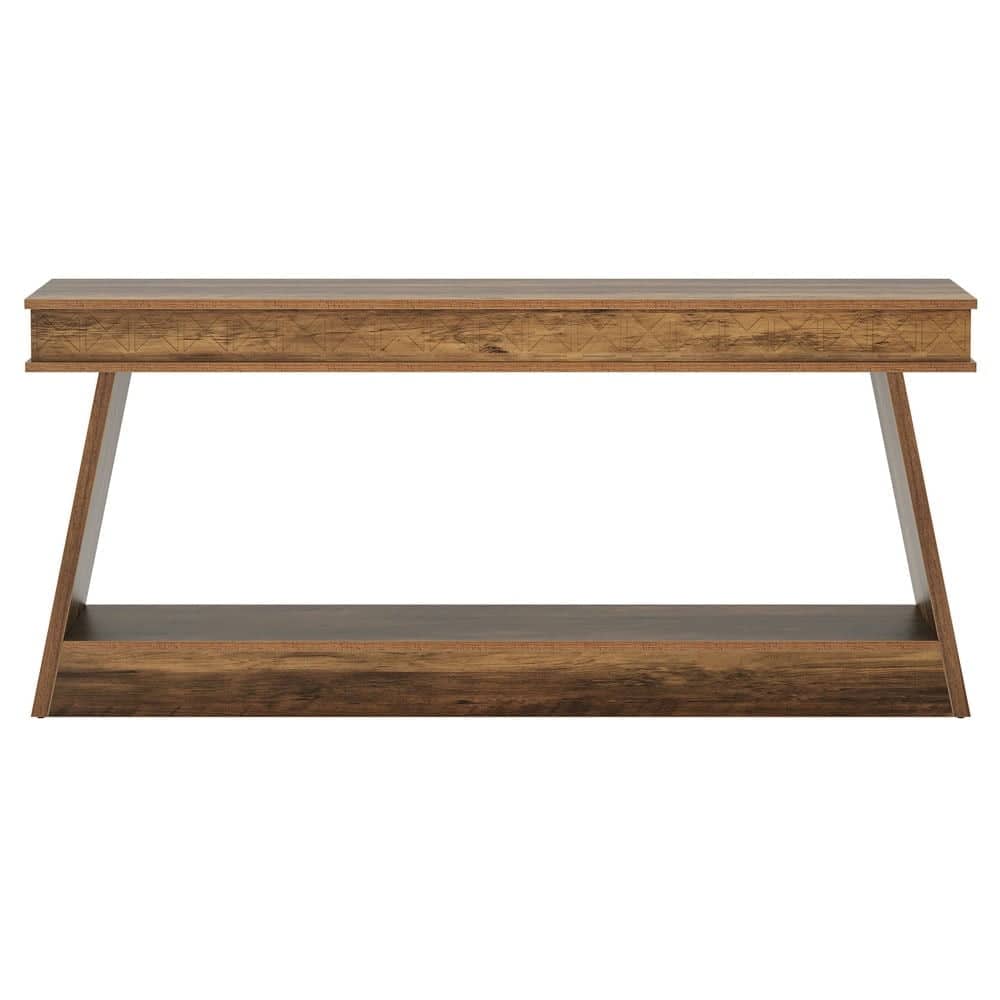 Kadyn - Entryway Table, Console Sofa Table,70.8" Sofa Table, Farmhouse Console Table Entryway Table with Storage - Brown