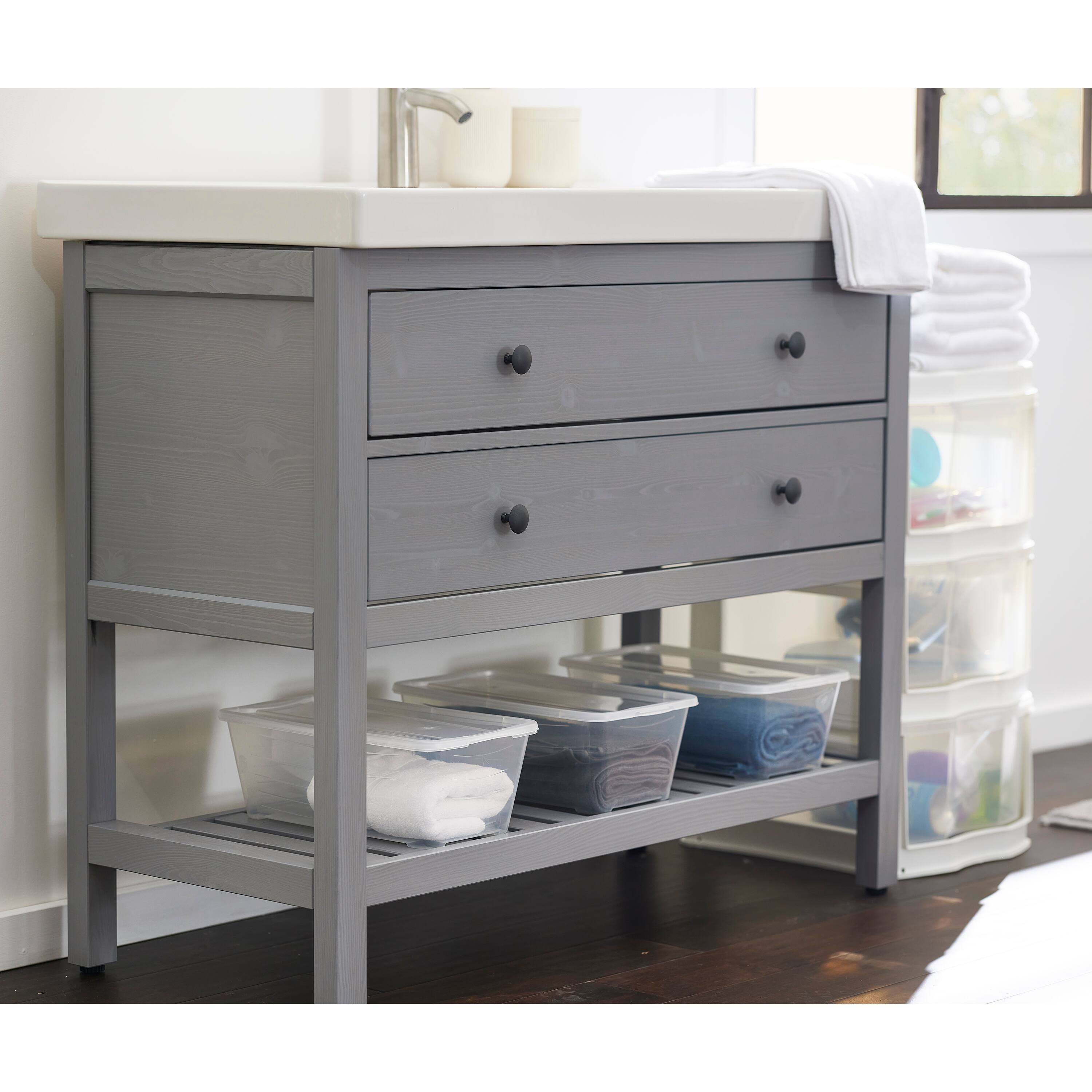 Alt View 5. Life Story - Life Story 6L Shoe and Closet Storage Box Stacking Containers, Clear (30 Pack) - Clear.