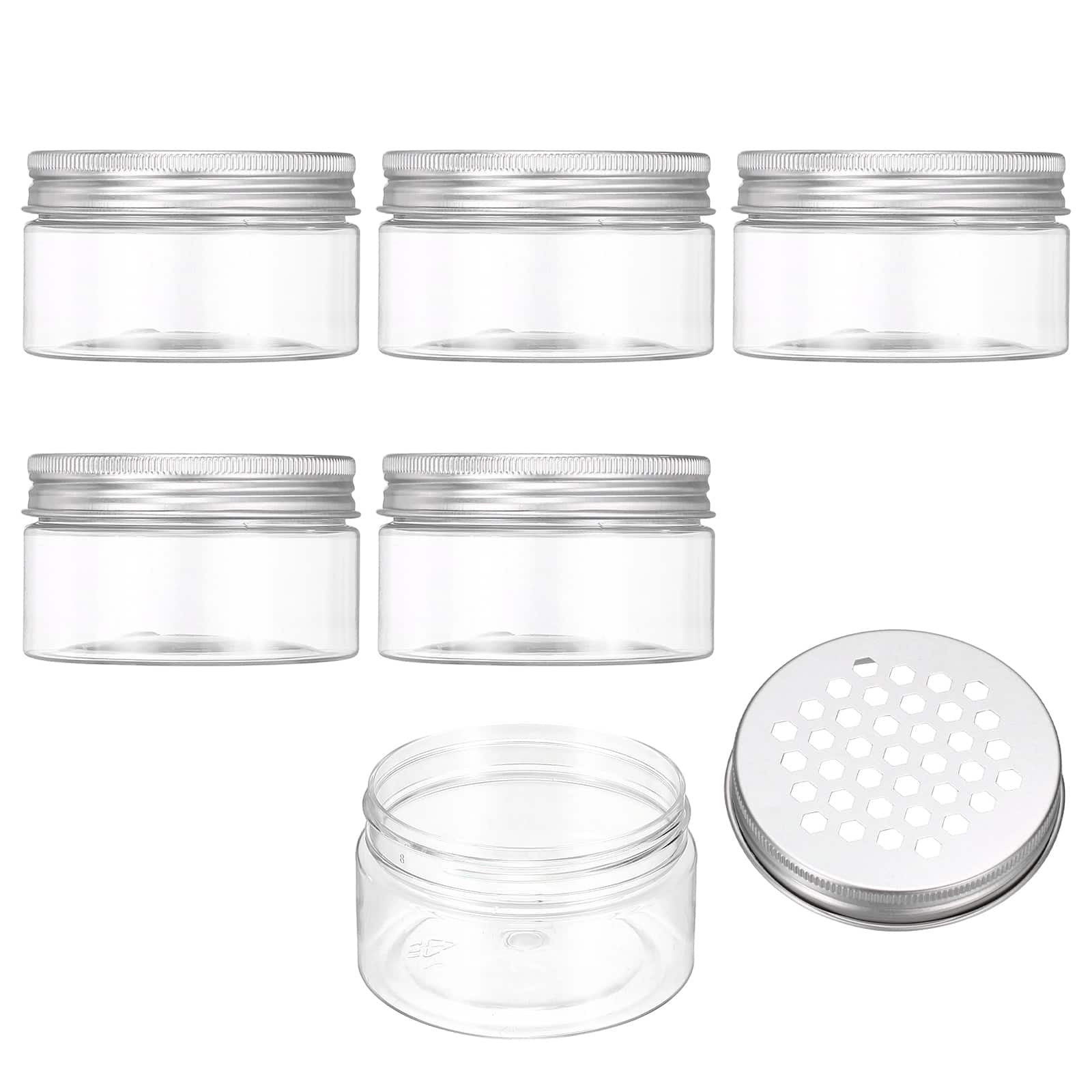 Unique Bargains - Premium Empty Scent Beads Container, Refillable Spice Tin Hollow Lid, 6pcs 3.4oz - For Aromatherapy, Scent, Storage - Clear price history on PriceWatchPro