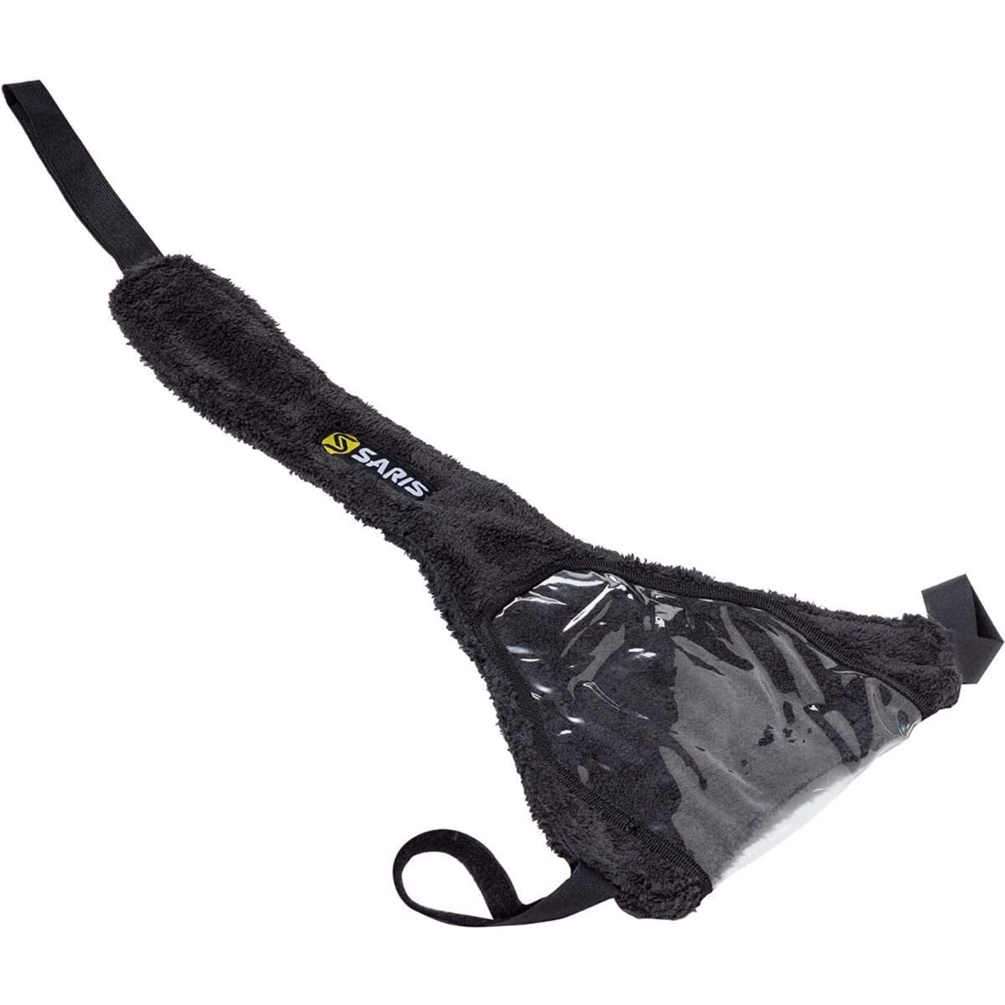 Saris - Bike Guard Sweat Protector with Phone Holder for Indoor Bike Trainers - Black