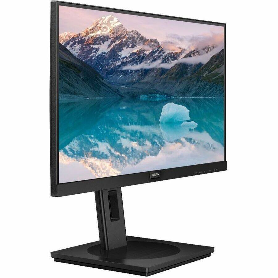 Alt View 1. Philips - Philips S-line 222S9JML 22" Class Full HD LED Monitor - 16:9 - Textured Black - 21.5" Viewable - Vertical Alignment (VA) - Black.
