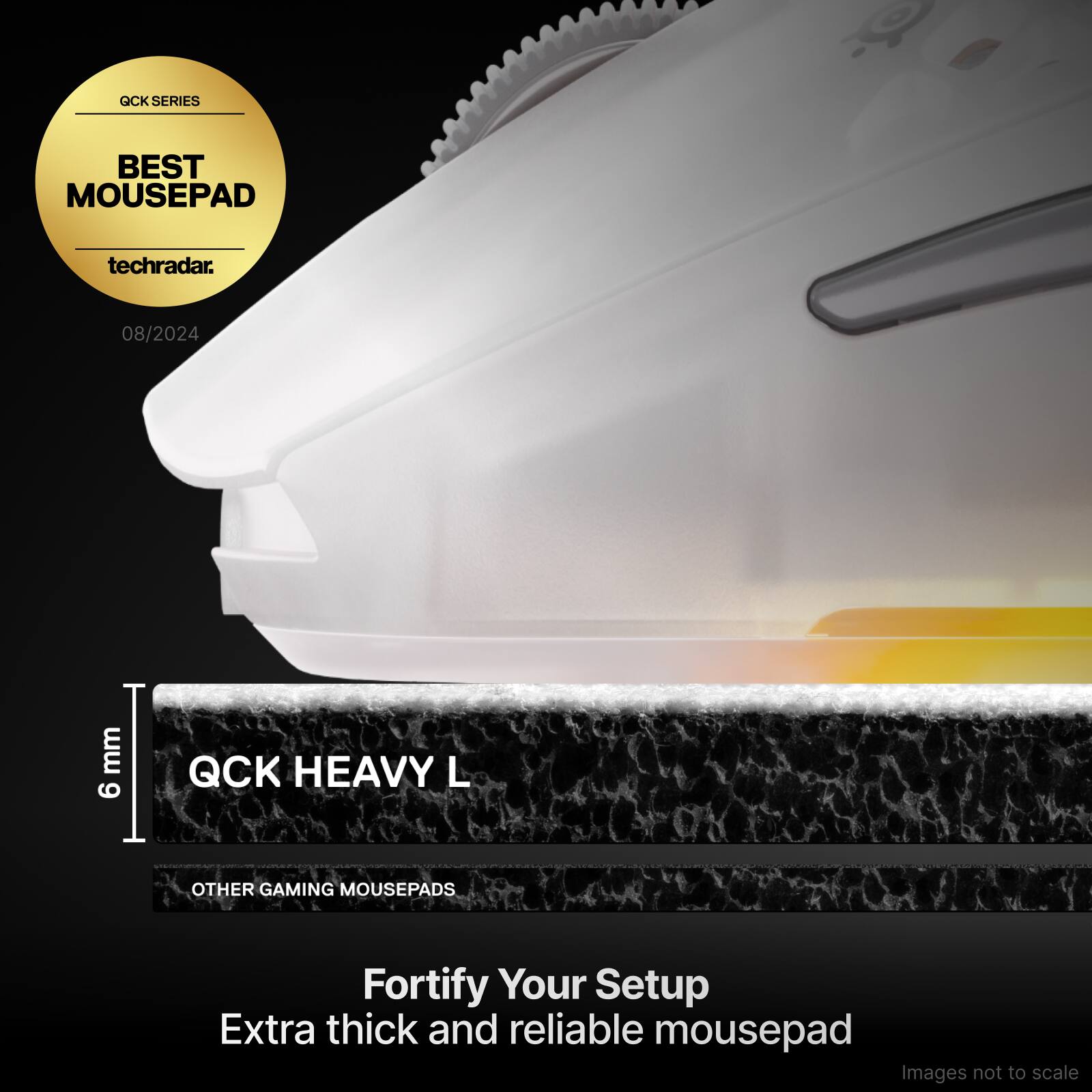 GCK SERIES BEST MOUSEPAD techradar. 08/2024 mm I 6 QCK HEAVY L OTHER GAMING MOUSEPADS Fortify Your Setup Extra thick and reliable mousepad Images not to scale