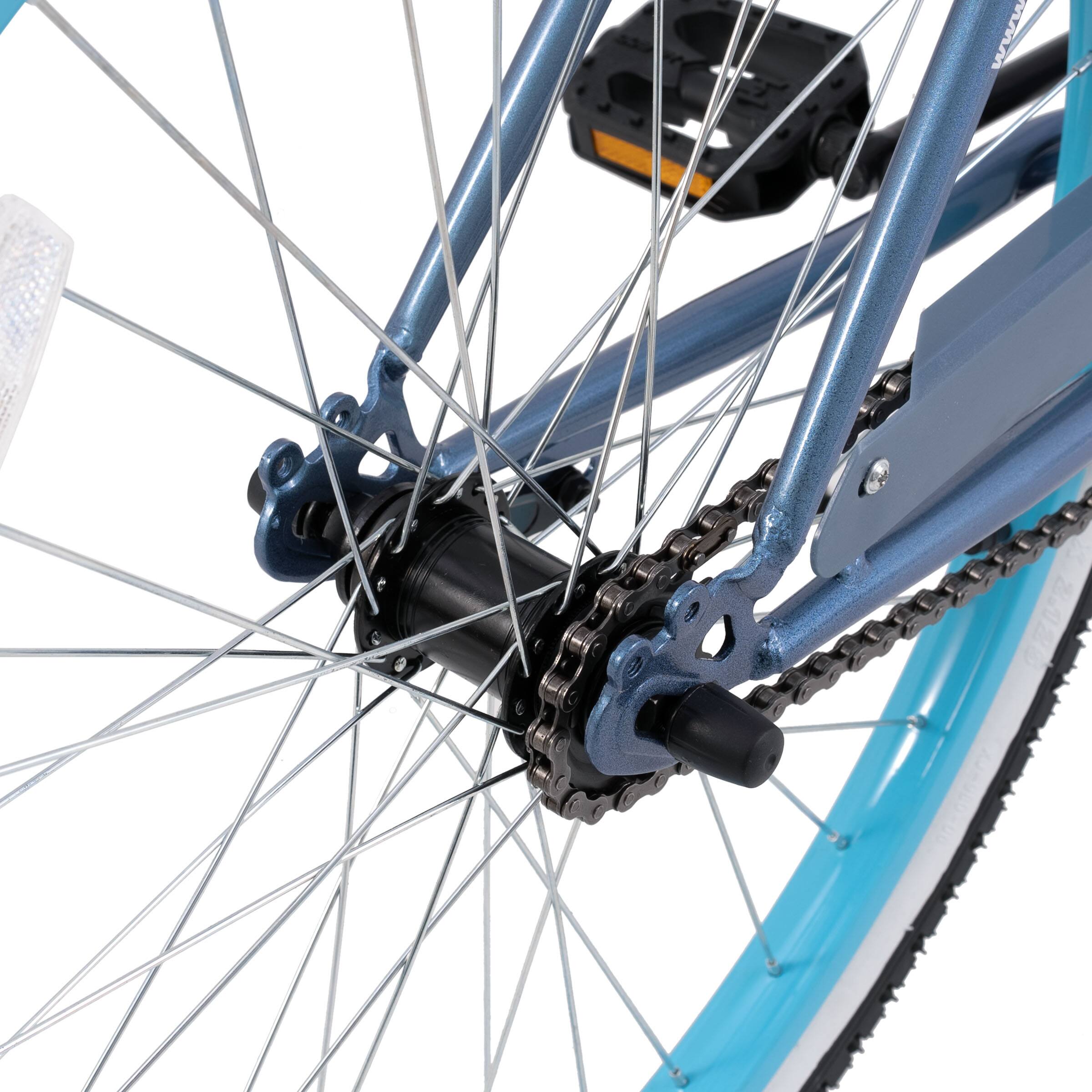 Alt View 4. JOYSTAR - JOYSTAR Beachside 26" Beach Cruiser Bike for Girls Boys, Mens Womens, Kids Cruiser Bikes with Coaster Brake, Blue - Blue.