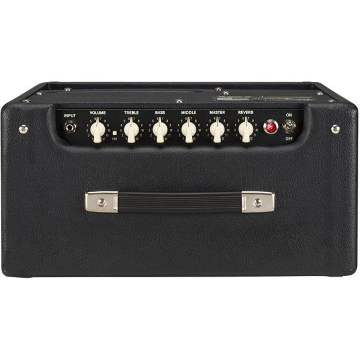INPUT VOLUME TREBLE BASS MIDDLE MASTER REVERB ON/OFF