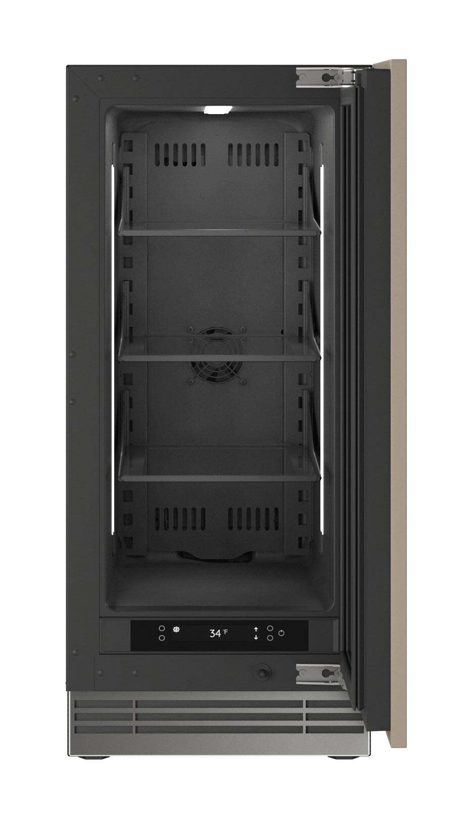 Alt View 2. U-Line - U-Line 15"W. 2.8 Cu.Ft. Built-In Panel Ready w. Glass Compact Refrigerator - Panel Ready.
