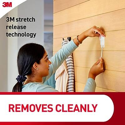 3M stretch release technology  
REMOVES CLEANLY