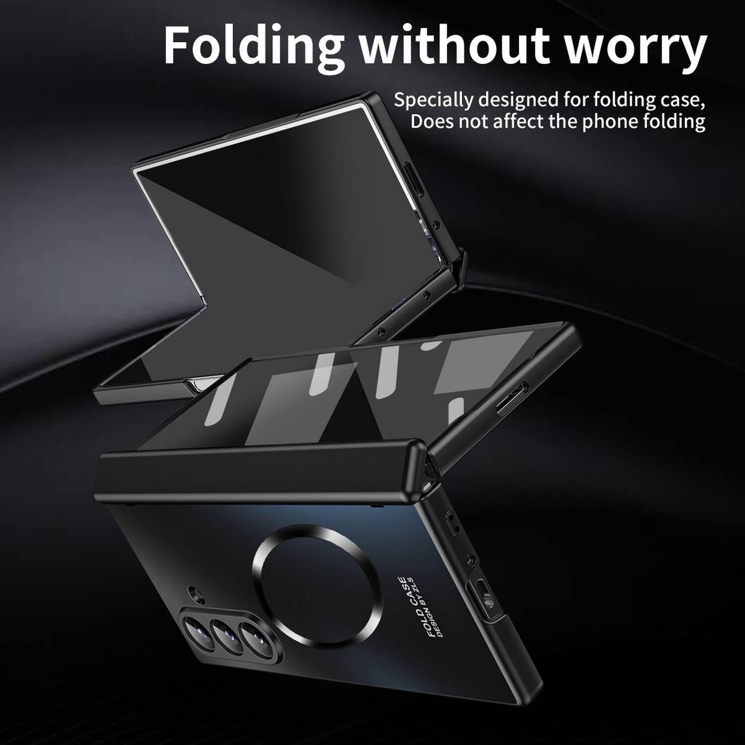 Folding without worry

Specially designed for folding case, Does not affect the phone folding