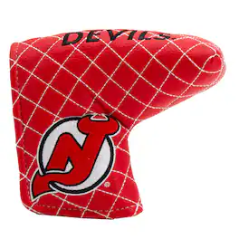 Team Golf - New Jersey Devils Quilted Blade Putter Cover - Multicolor