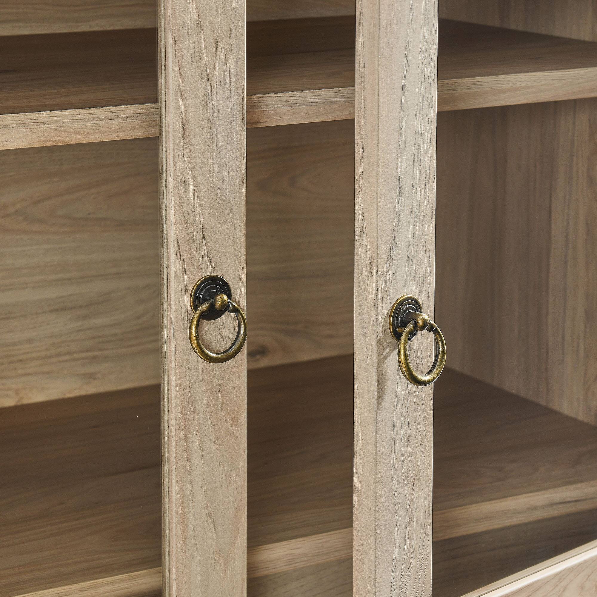 Alt View 6. Modway - Nolan Tall Arched Storage Display Cabinet by Modway - Light Oak.