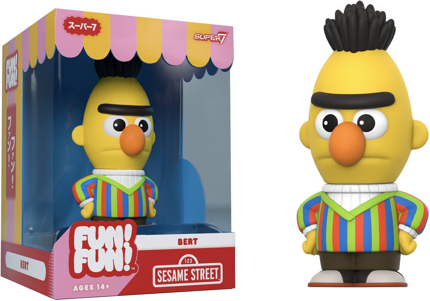 Super7 - Sesame Street - FUN! FUN! Wv2 - Bert - COLLECTIBLES