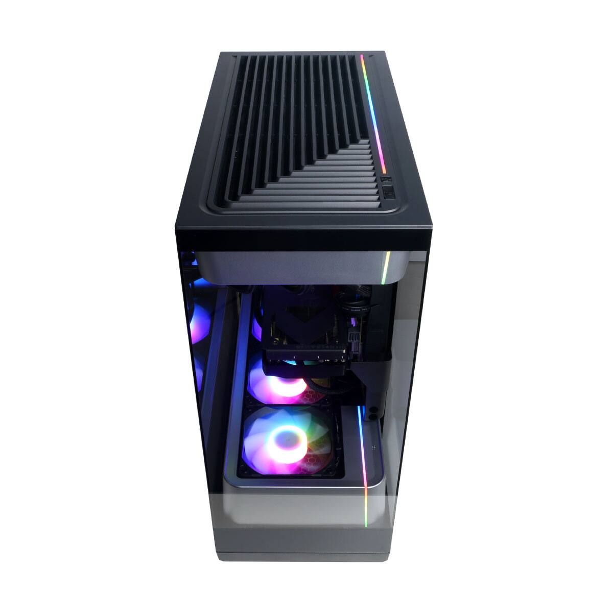 Alt View 12. CyberPowerPC - Gaming Desktop - AMD Ryzen 5 9500F - NVIDIA GeForce RTX 5060 Ti 8GB - 16GB DDR5 - 1TB PCIe 4.0 SSD Storage - Black.