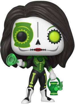 Funko - POP HEROES: Dia De Los DC - Green Lantern (Jessica) - Collectibles - Multicolor