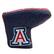 Front. Team Golf - Arizona Wildcats Quilted Blade Putter Cover - Multicolor.