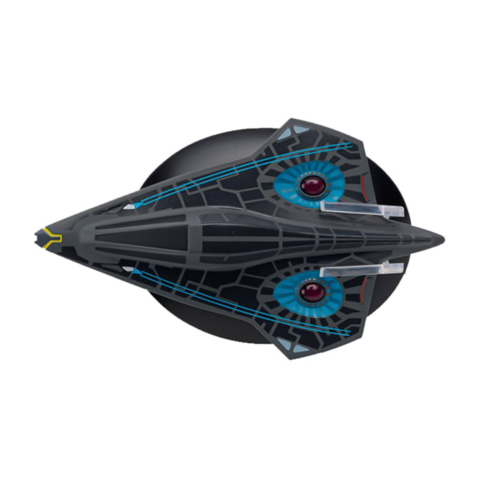 Alt View 3. Eaglemoss - Eaglemoss Star Trek Starships Replica | Federation Timeship Aeon - Black.