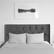 Left. CorLiving - Catalina Diamond Button Tufted Velvet Full/Double Headboard - Dark Grey.