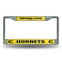 Rico Industries - Emporia State Hornets Chrome Metal License Plate Frame - Multi