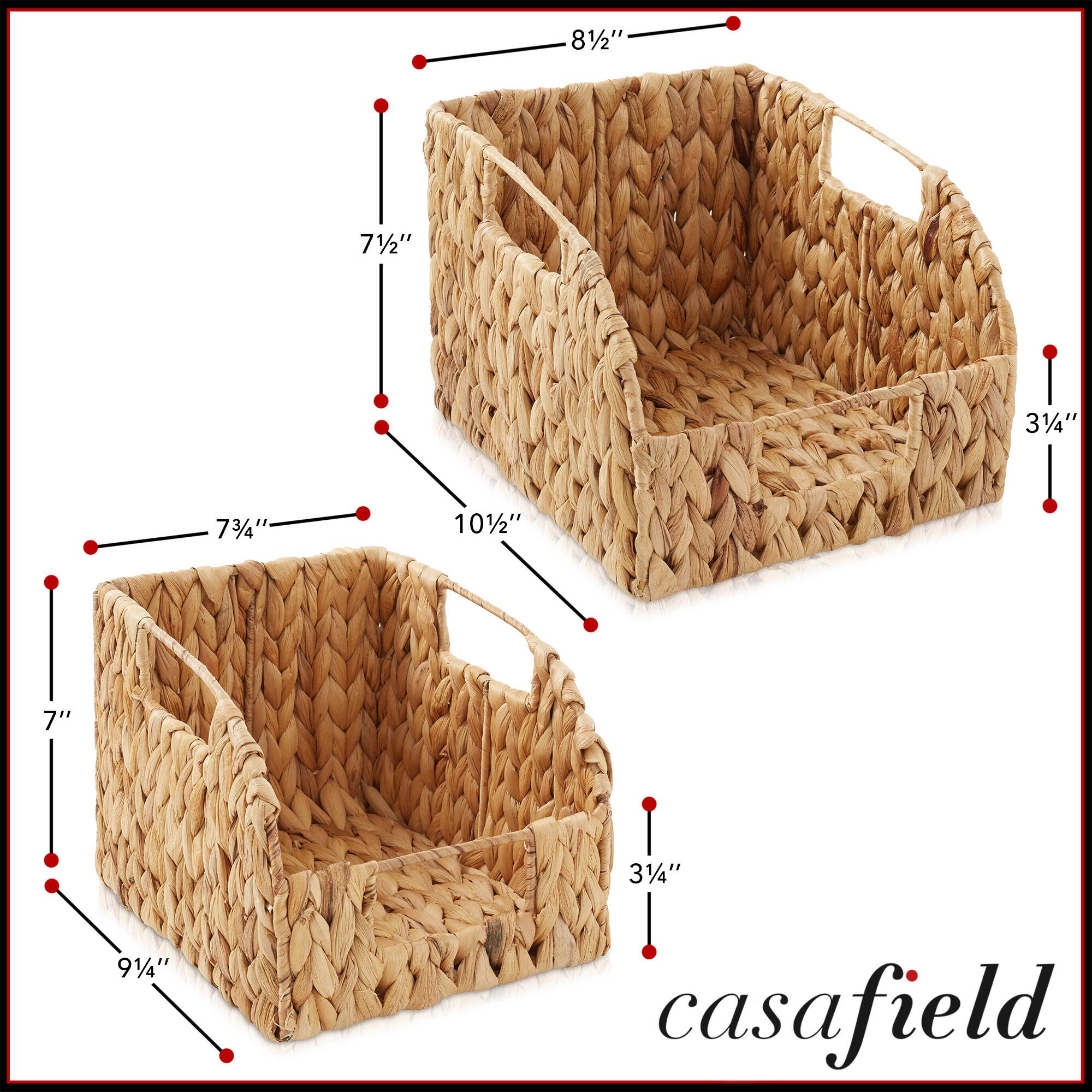 8½" 7½" 3¼" 7¾" 10½" 7" 3¼" 9¼"  
casafield