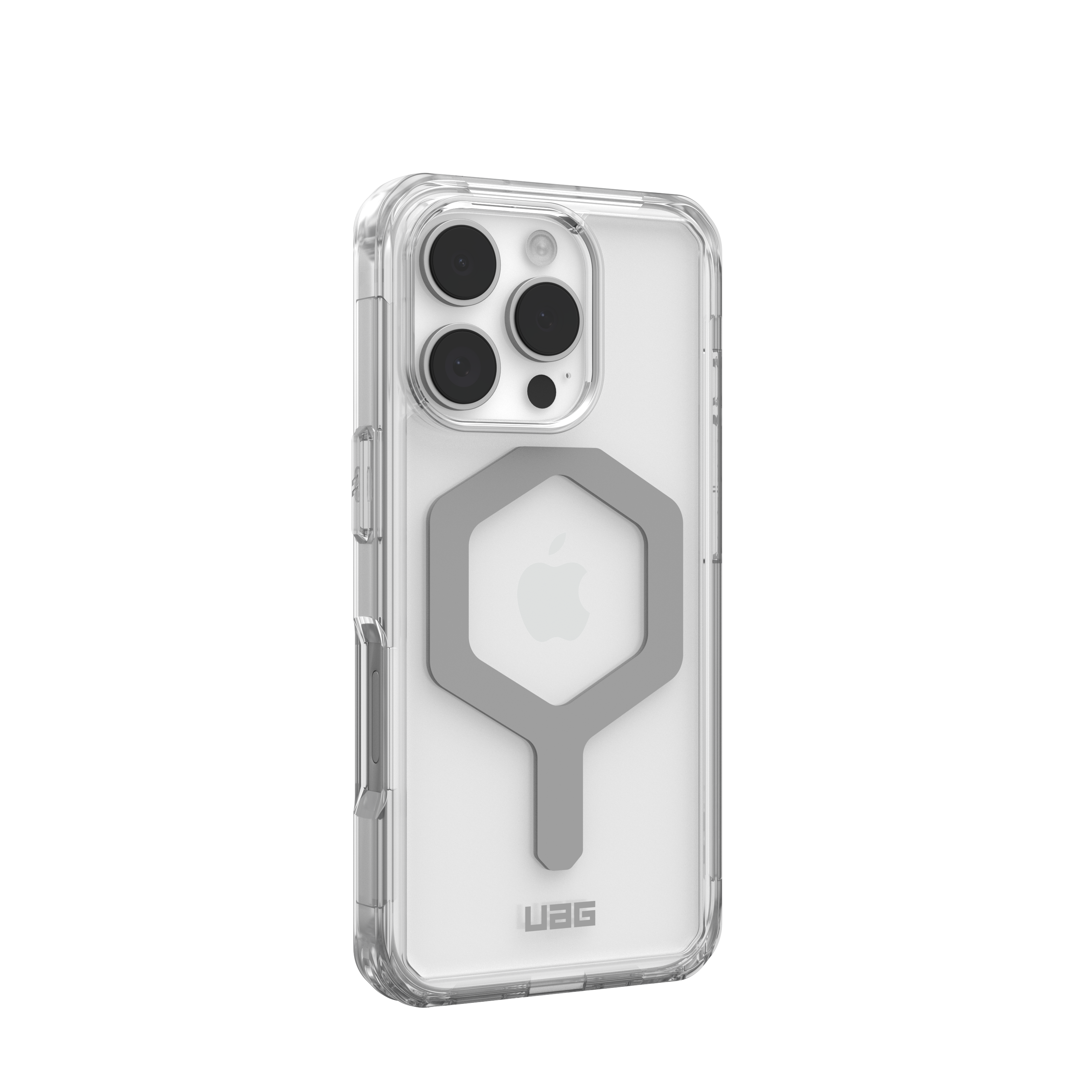 Alt View 2. UAG - Plyo Series Case with Magsafe for Apple iPhone 16 Pro - Ice/Silver.