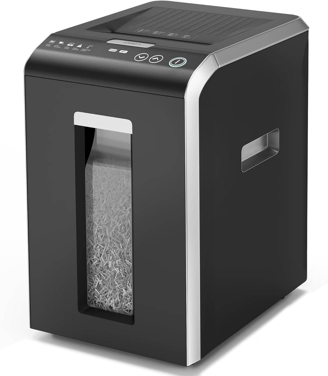 Locksworth - 200-sheet Micro-Cut Paper Shredder 8.5 Gallon Capacity P-5 High Security Cut Paper Shredder For Office