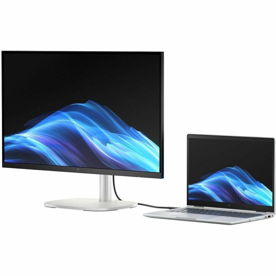 Alt View 1. HP - HP EliteStudio 8 AiO G1i All-in-One Computer - Intel Core Ultra 5 235 - vPro Technology - 16 GB - 512 GB SSD - 23.8" Ful - Pike Silver.