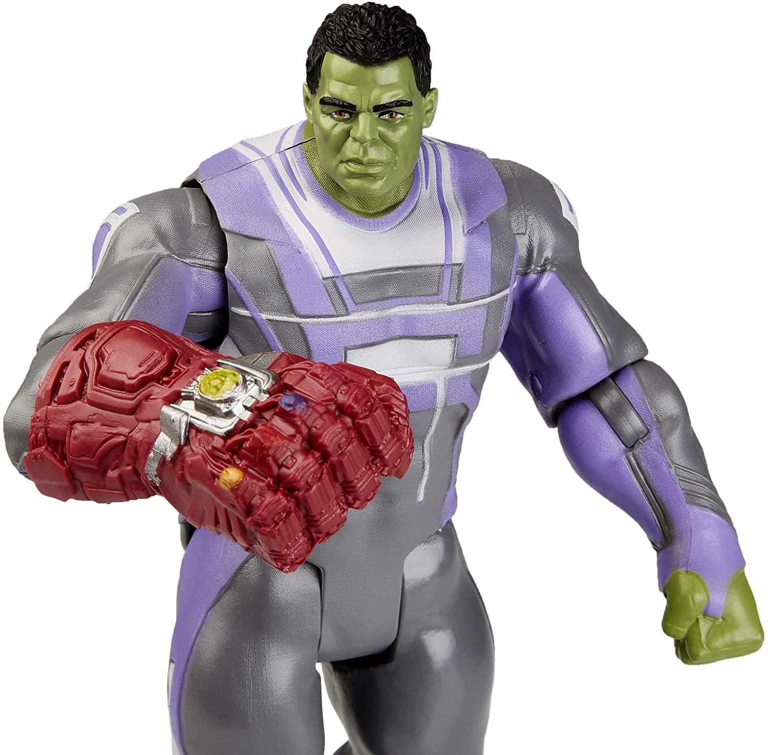 Alt View 2. Hasbro - Marvel Avengers Endgame 6 Inch Action Figure | Hulk w/ Infinity Gauntlet - Grey.