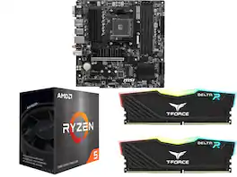 Newegg - MSI B550M PRO-VDH WIFI + AMD Ryzen 5 5500 + Team Group 16GB