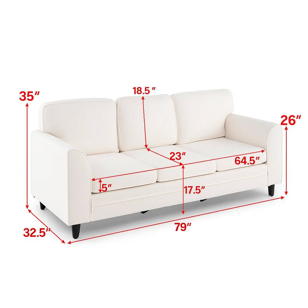 35"  
18.5"  
26"  
23"  
64.5"  
5"  
17.5"  
32.5"  
79"