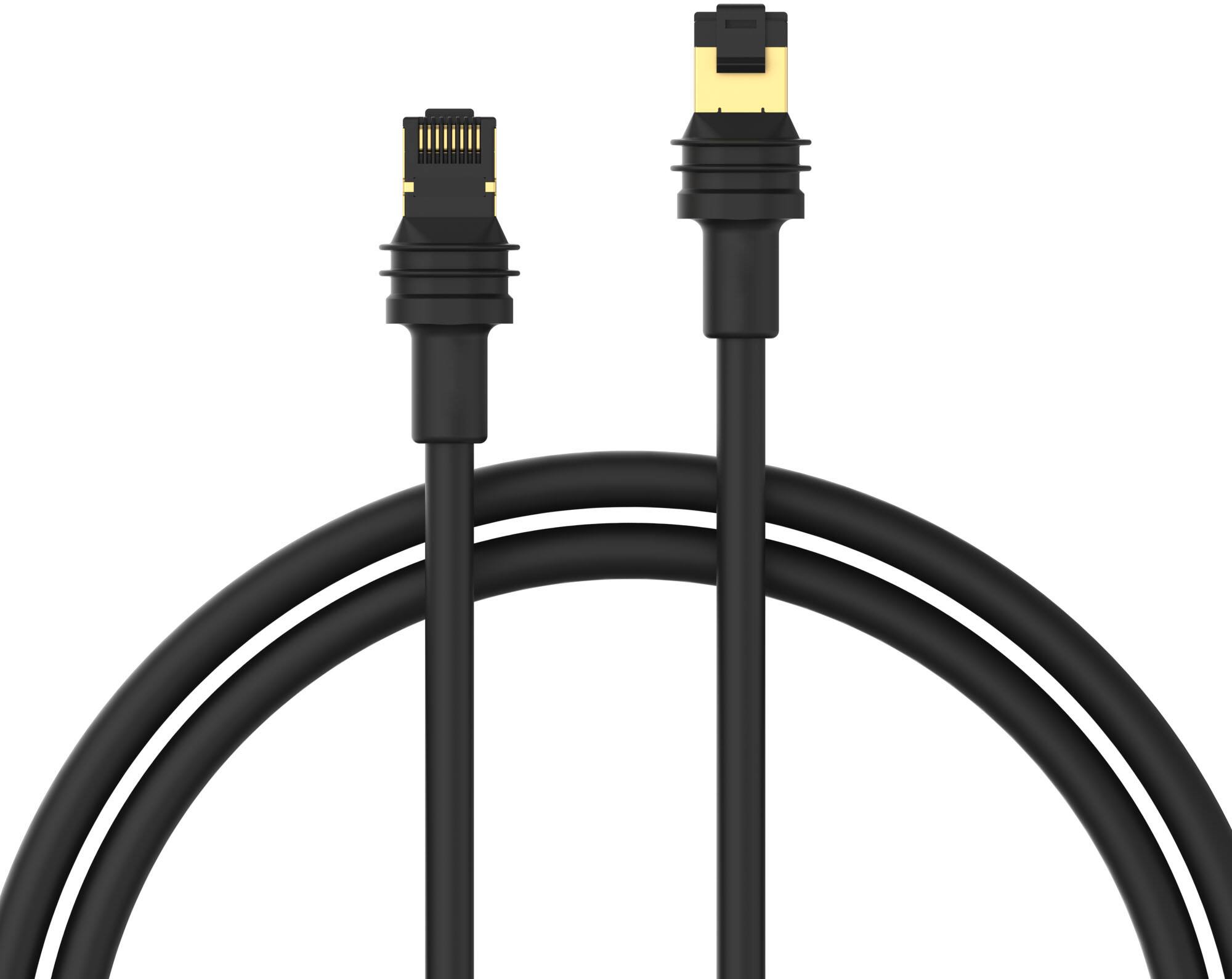 Angle. TECSTR - Starlink Gen 3 Cable – 15 ft - Black.