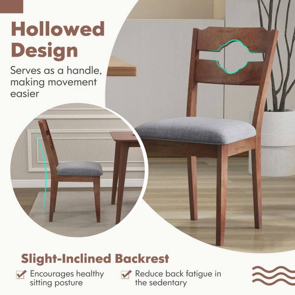 Hollowed Design  
Serves as a handle, making movement easier  

Slight-Inclined Backrest  
- Encourages healthy sitting posture  
- Reduces back fatigue in the sedentary