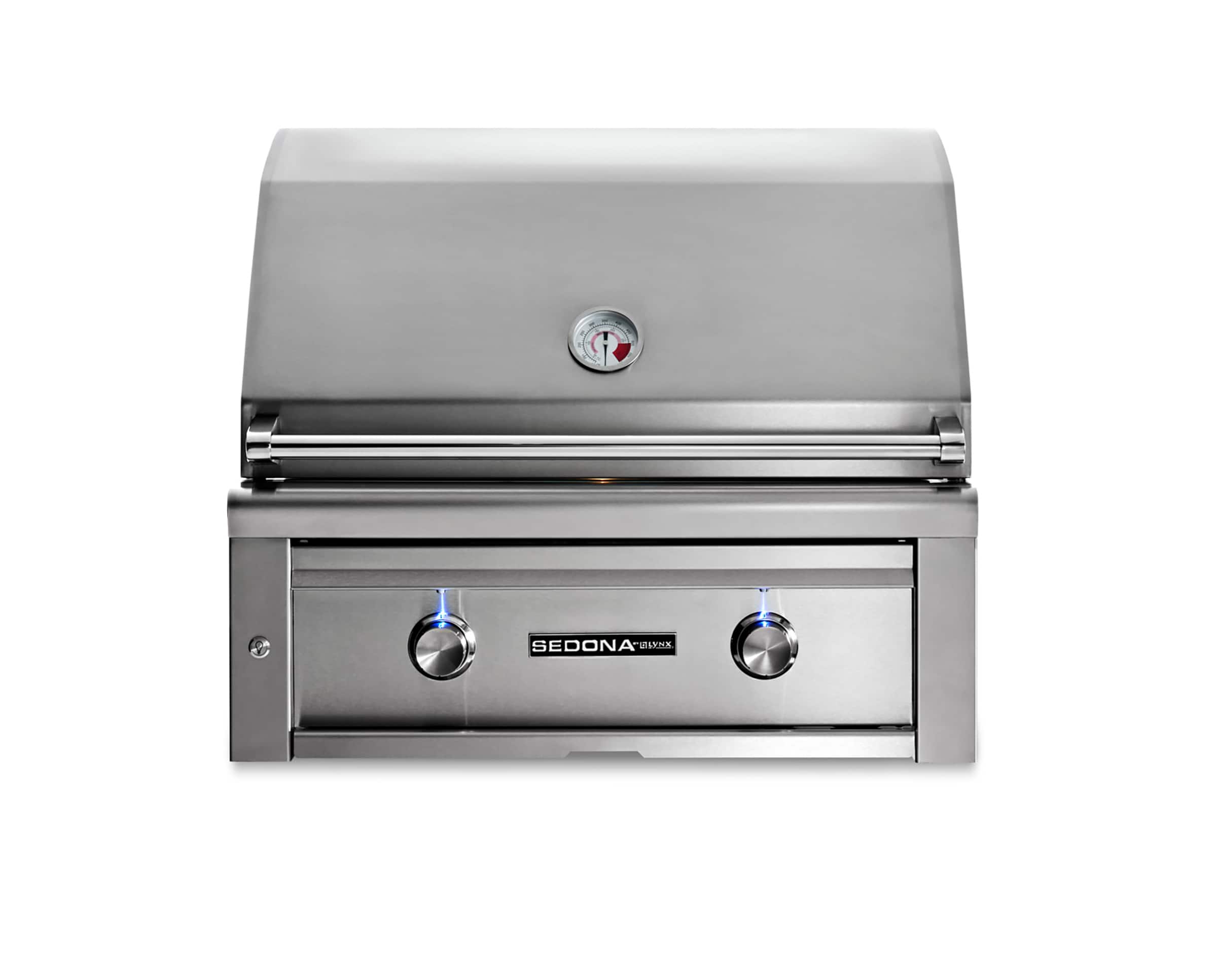 30" Sedona by Lynx Built-in Gas Grill - Stainless Steel - Front_Zoom